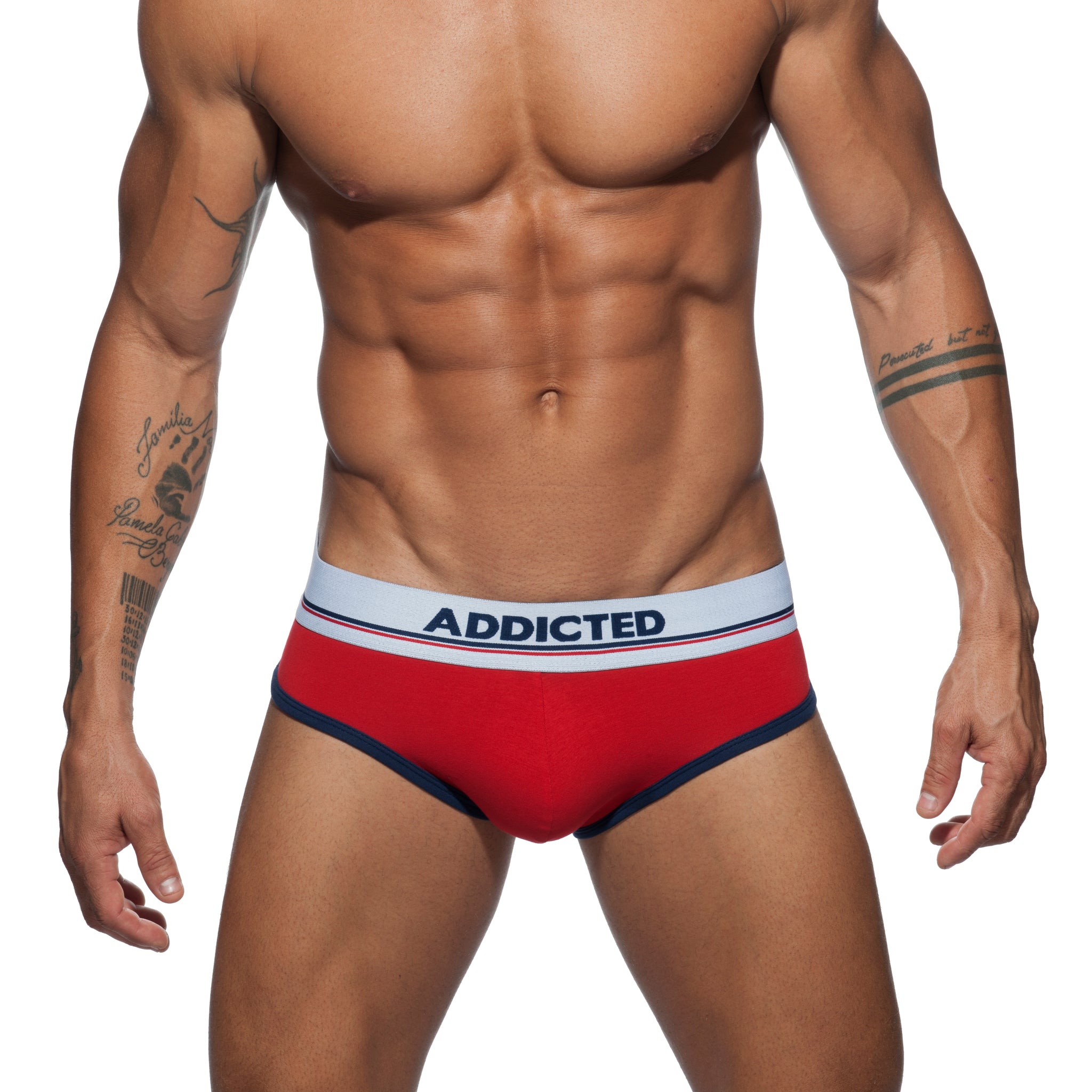 Addicted Curve Brief Red AD727