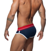 Addicted Curve Brief Navy AD727