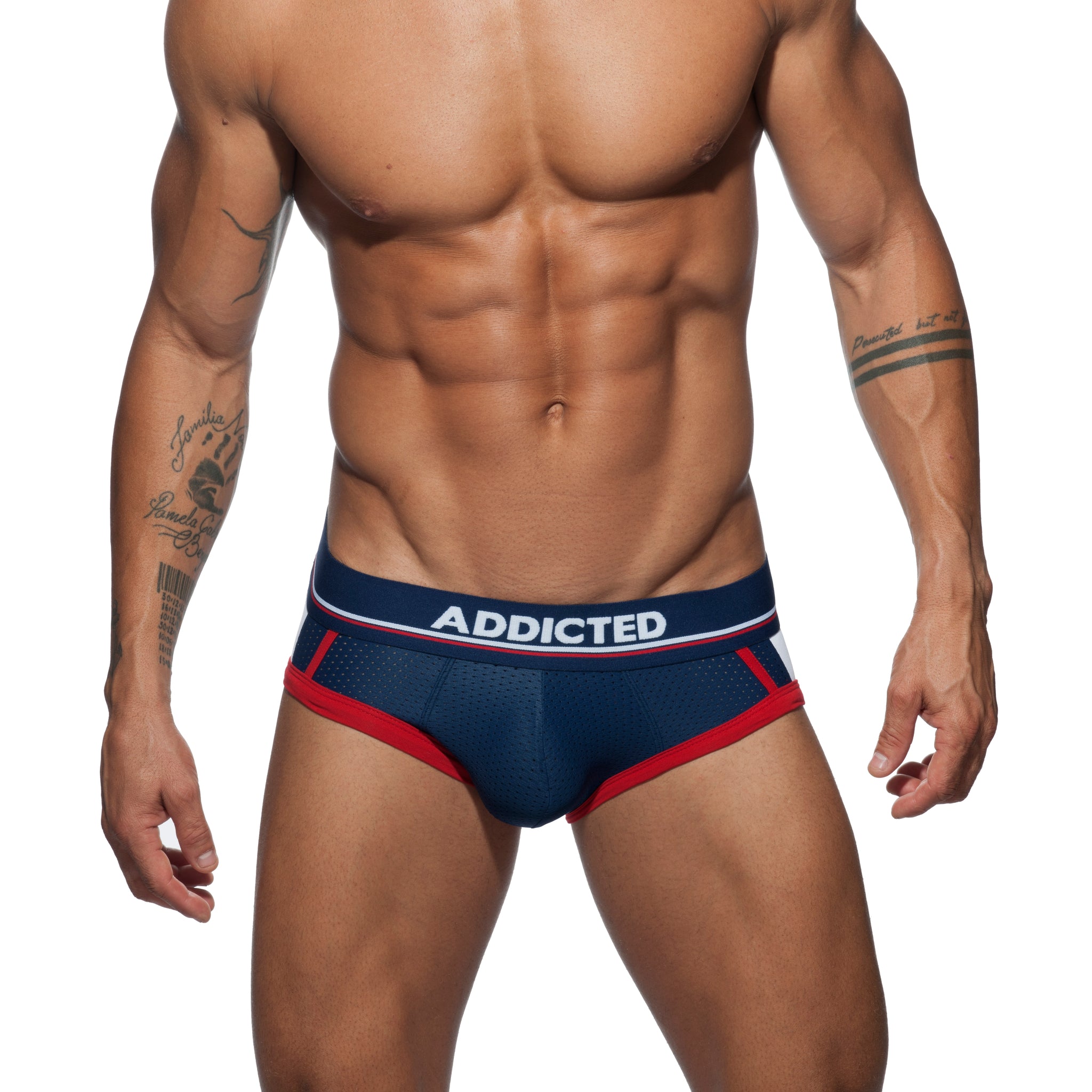 Addicted Sport Mesh Brief Navy AD738