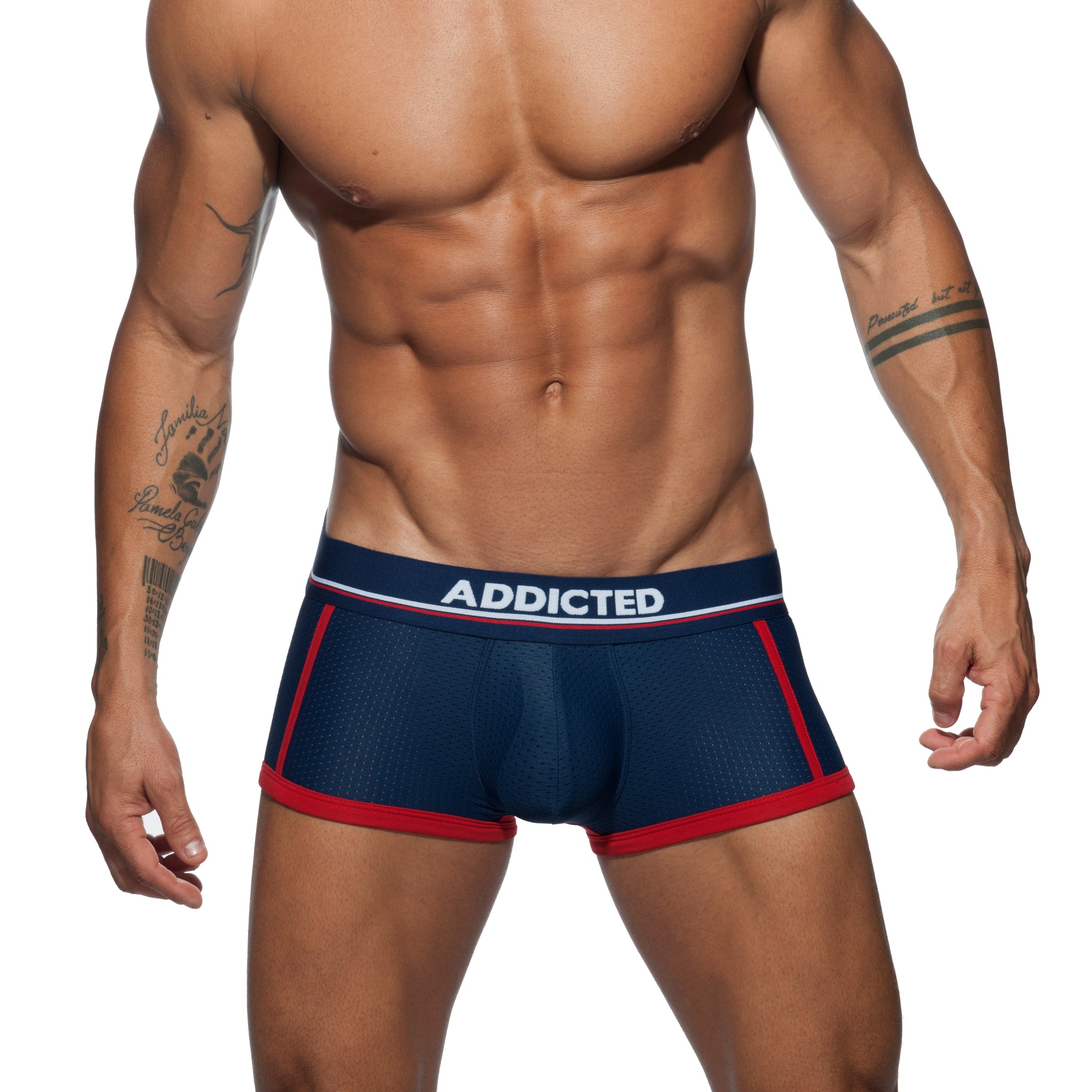 Addicted Sport Mesh Trunk Navy AD739