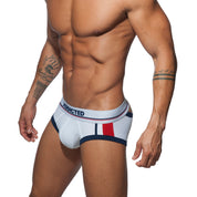 Addicted Open Sport Mesh Brief White AD740