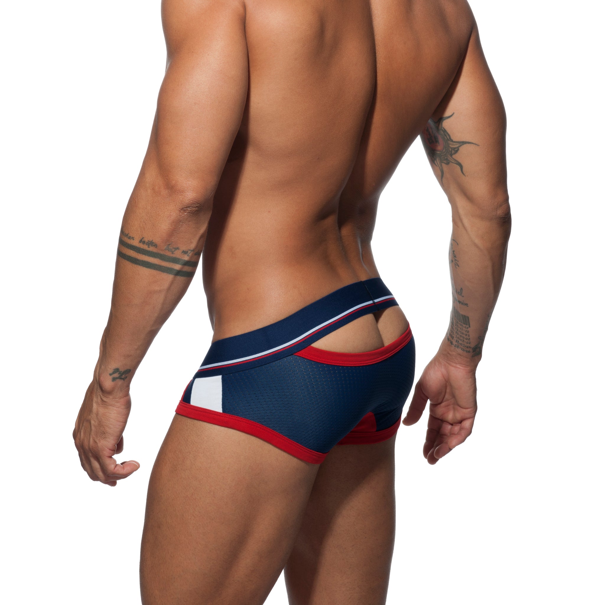 Addicted Open Sport Mesh Brief Navy AD740