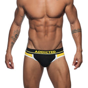 Addicted Push Up Sport Jock Black AD744