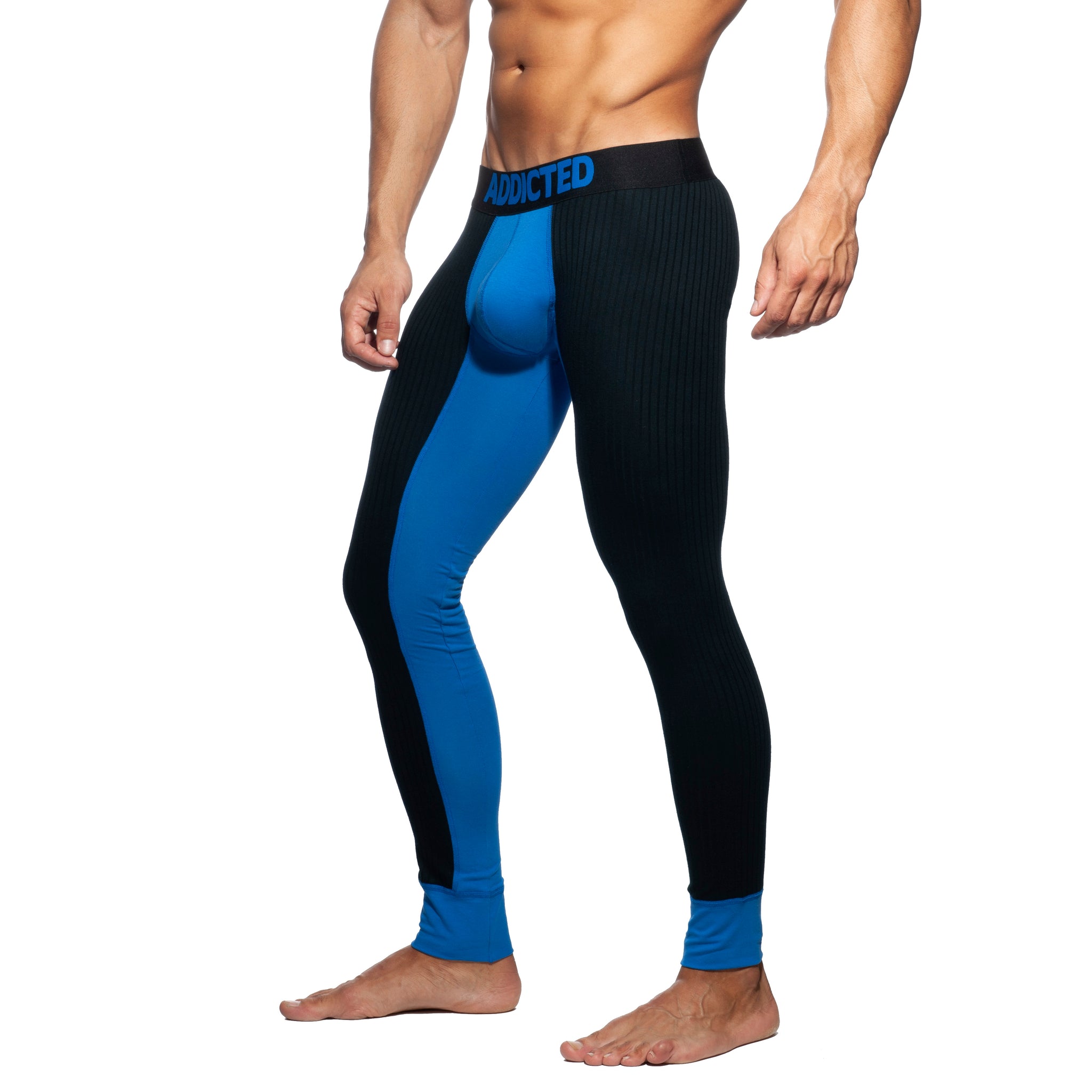 Addicted Rib Combi Long John Royal Blue AD780