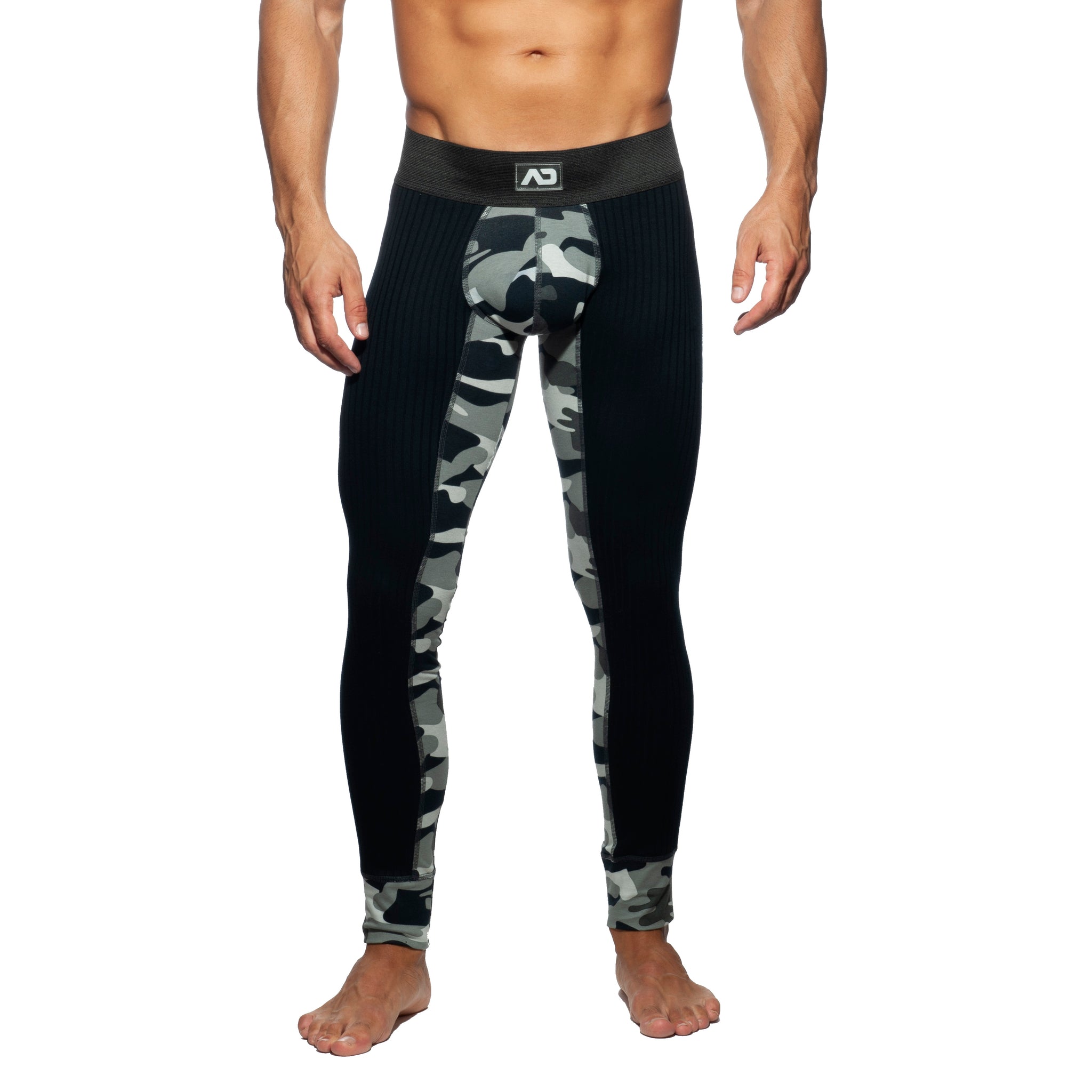 Addicted Camo-Rib Long John Grey Camouflage AD781