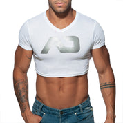 Addicted AD Crop Top White AD819