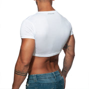 Addicted AD Crop Top White AD819