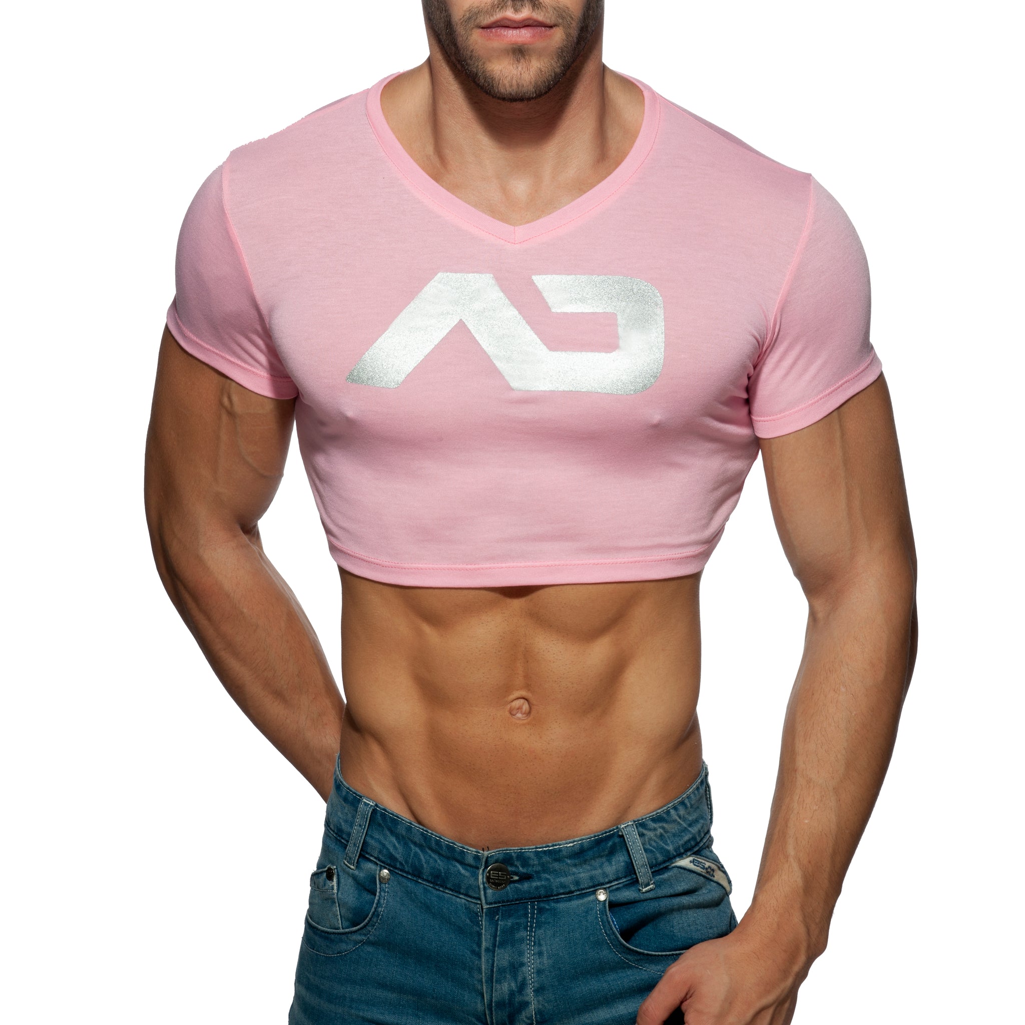 Addicted AD Crop Top Pink AD819