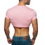 Addicted AD Crop Top Pink AD819