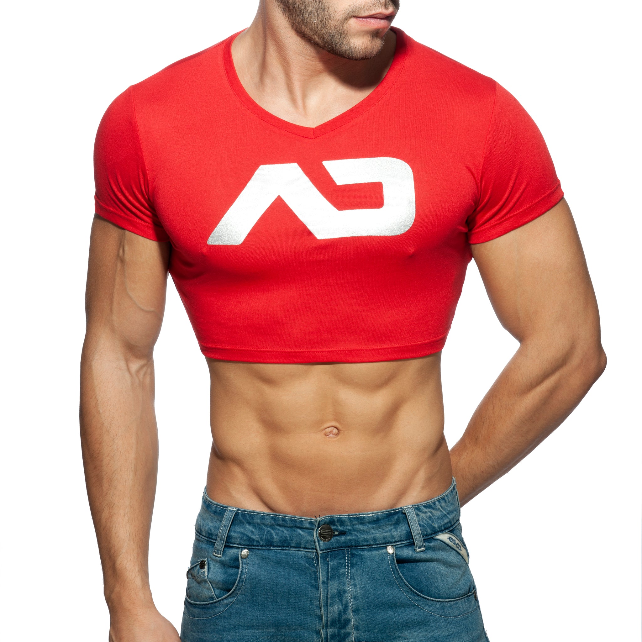 Addicted AD Crop Top Red AD819