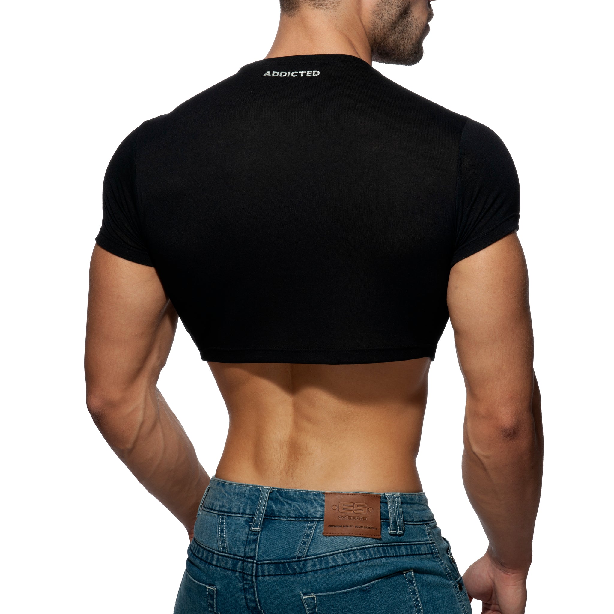 Addicted AD Crop Top Black AD819