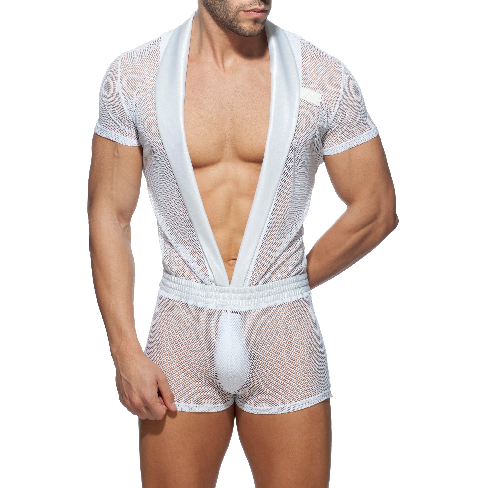 Addicted C-Through Sexy Suit White AD844