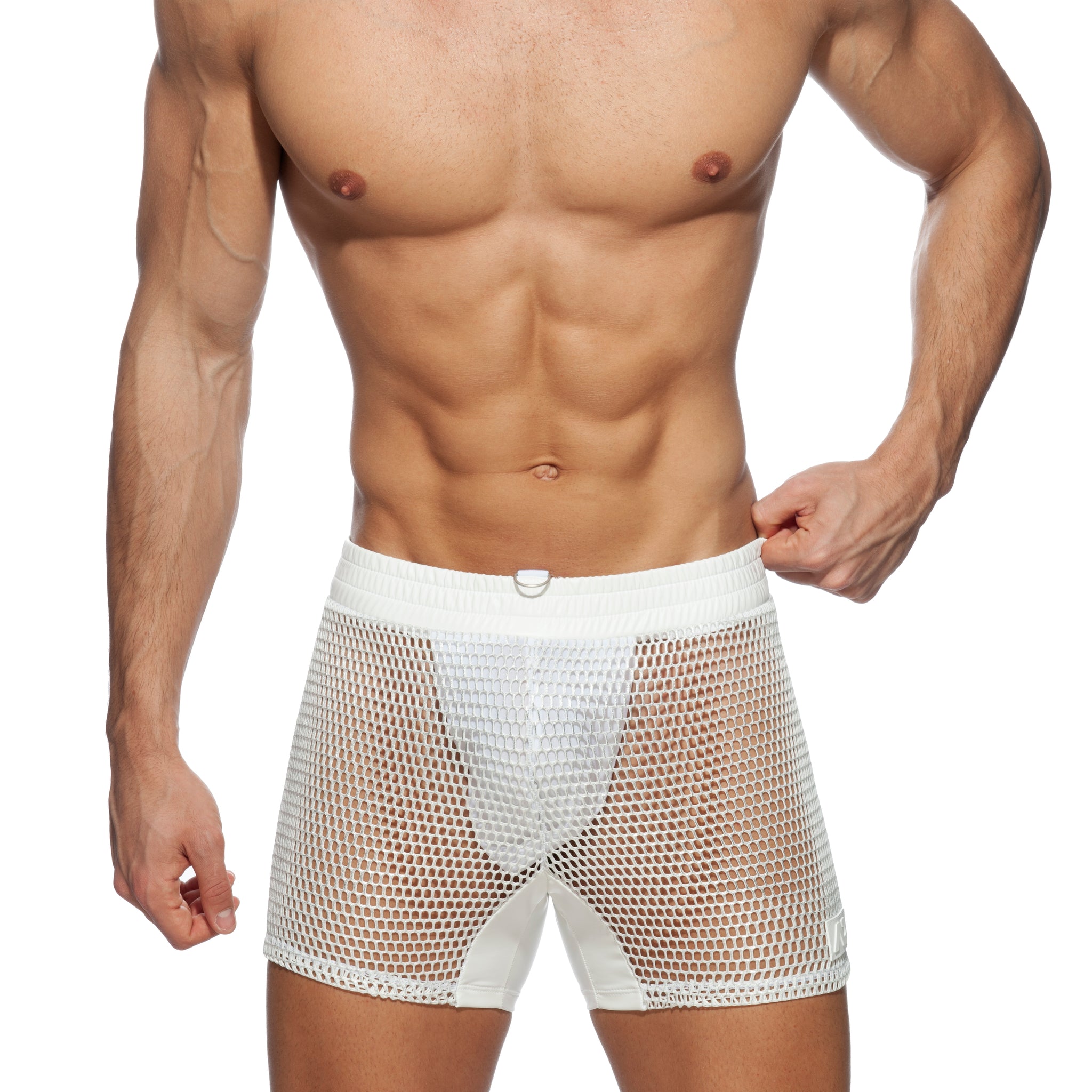Addicted AD Party Sport Short White AD851