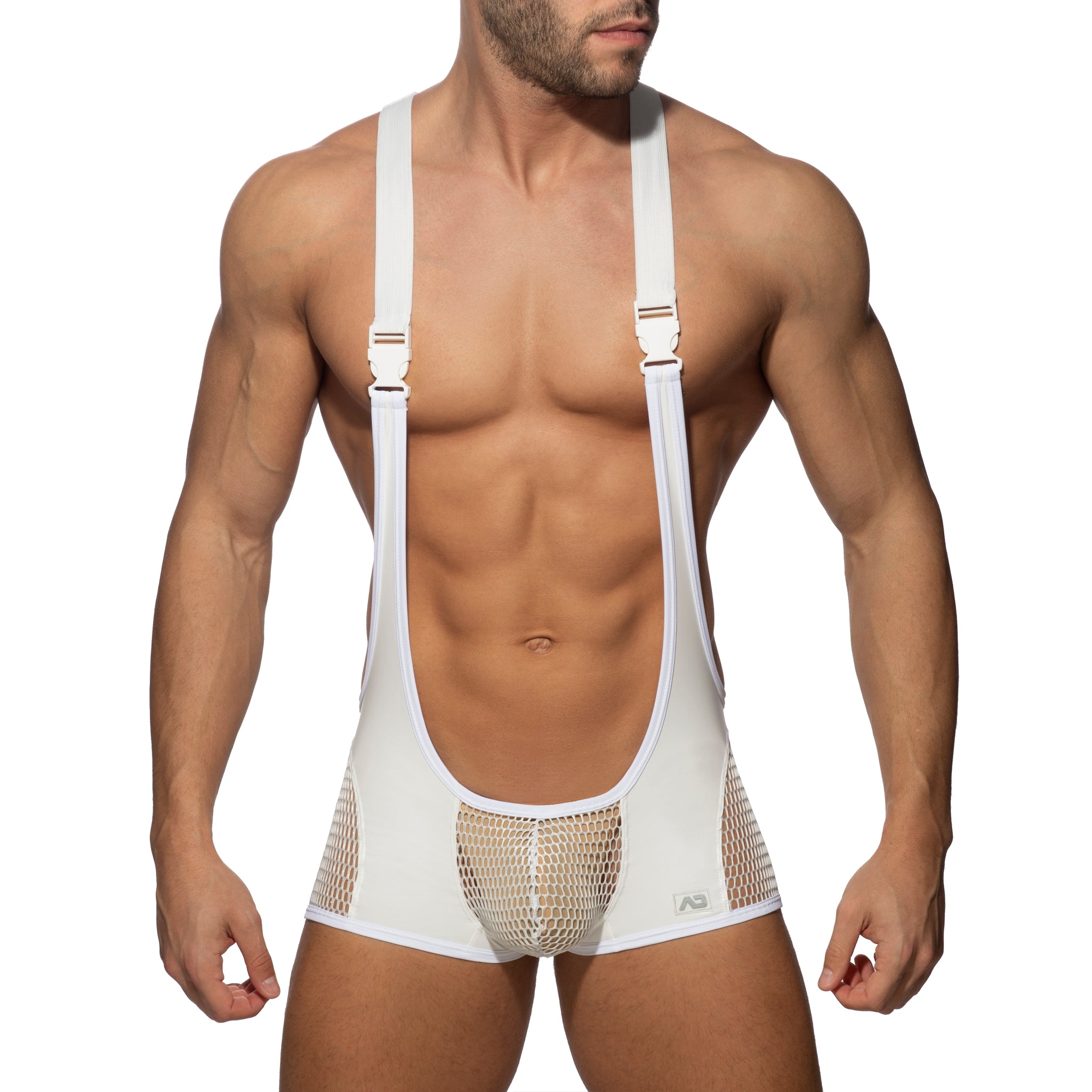 Addicted AD Party Singlet White AD852