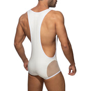 Addicted AD Party Singlet White AD852