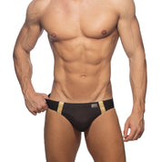 Addicted Golden Snake Swim Brief Brown ADS319