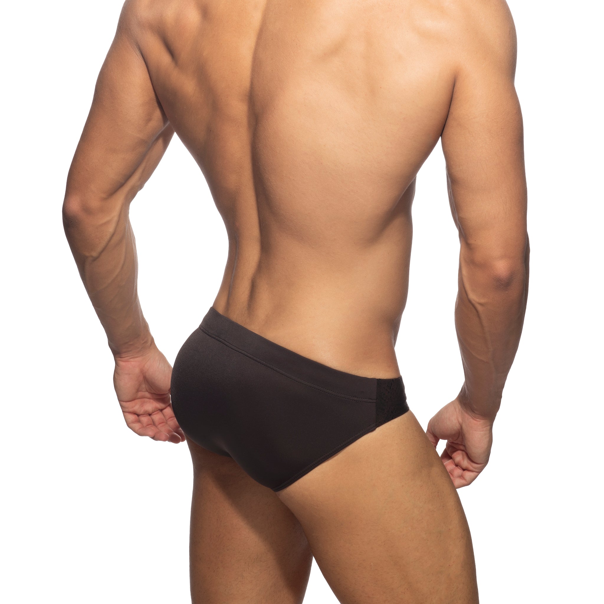 Addicted Golden Snake Swim Brief Brown ADS319