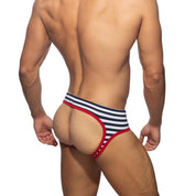 Addicted Bottomless Camouflage Square Brief Red Sailor ADS026