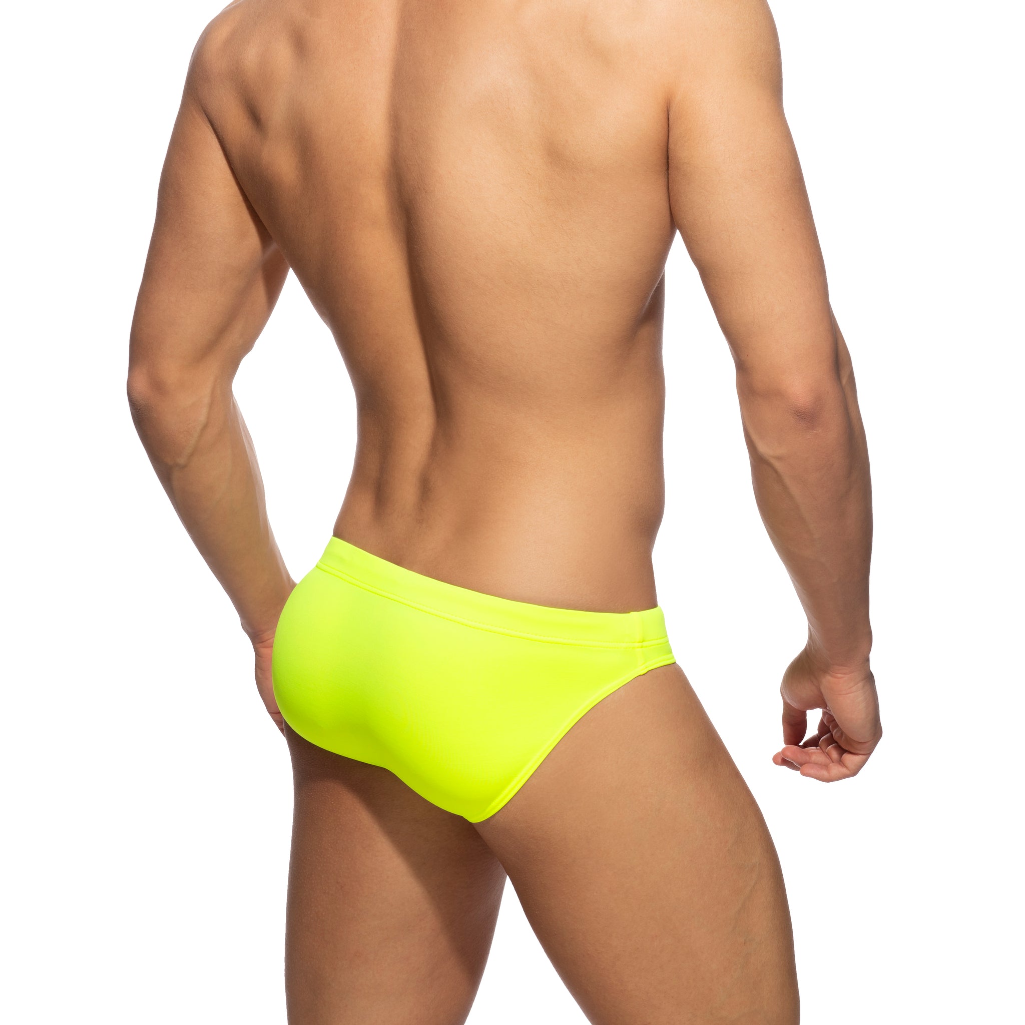 Addicted Neon Swim Bikini Brief Neon Yellow ADS284