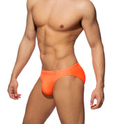 Addicted Neon Swim Bikini Brief Neon Orange ADS284