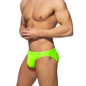 Addicted Neon Swim Bikini Brief Neon Green ADS284