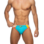 Addicted Combi Fruit Swim Brief Turquoise ADS288