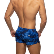 Addicted Camo Swim Shorts Navy ADS294