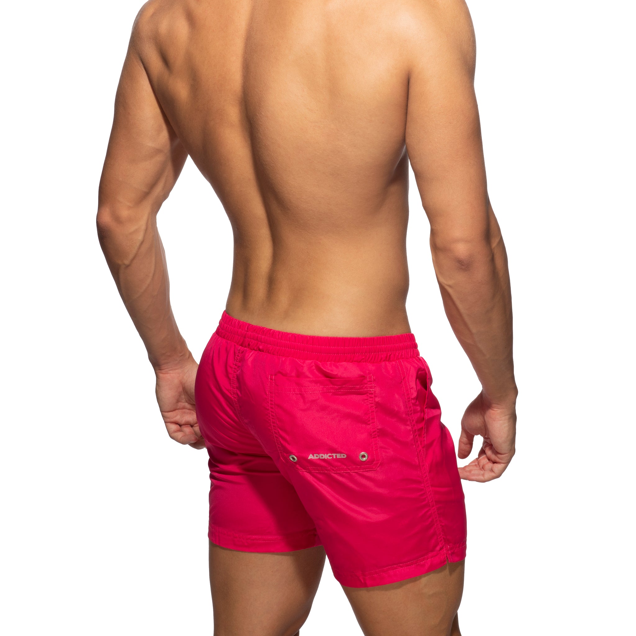 Addicted Basic Swim Long Short Fuchsia ADS073