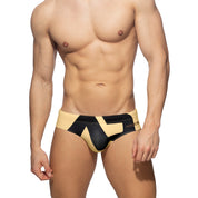 Addicted Extra-Large Logo Brief Beige ADS045