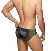 Addicted Extra-Large Logo Brief Khaki ADS045