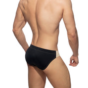 Addicted Bicolor Swim Brief Beige ADS315