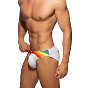 Addicted Topgay Swim Brief White ADS313