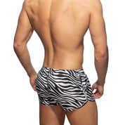 Addicted Zebra Swim Shorts Black ADS306