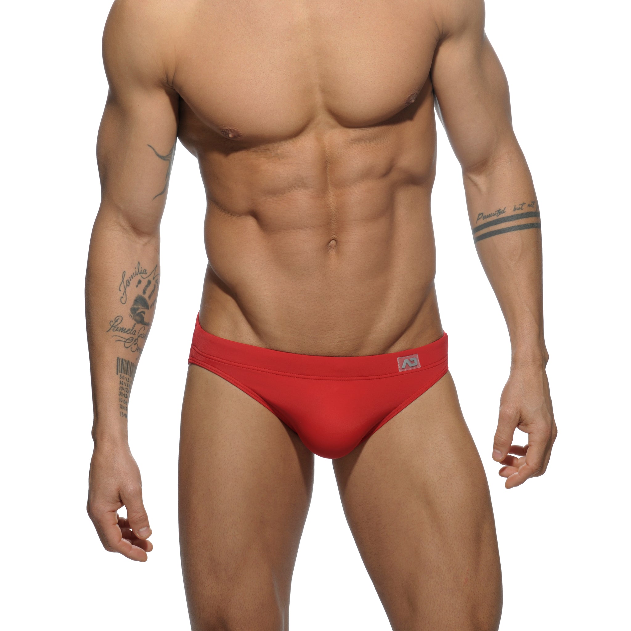 Addicted Basic AD Swim Brief Red ADS097