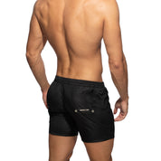 Addicted Basic Swim Long Short Black ADS073