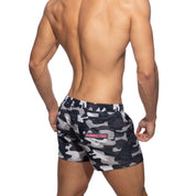 Addicted Camouflage Swimwear Short Grey Camouflage ADS096