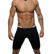 Addicted Combined Waistbrand Knee Pant Black AD417