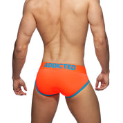 Addicted Neon Cockring Swimderwear Brief Neon Orange AD917