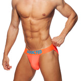 Addicted Ring Up Neon Mesh Bikini Neon Orange AD953