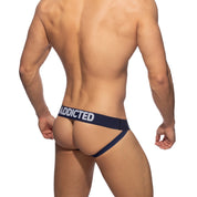 Addicted Sailor Velvet Jock Navy AD947