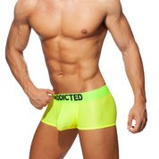 Addicted Ring Up Neon Mesh Trunk Neon Yellow AD952