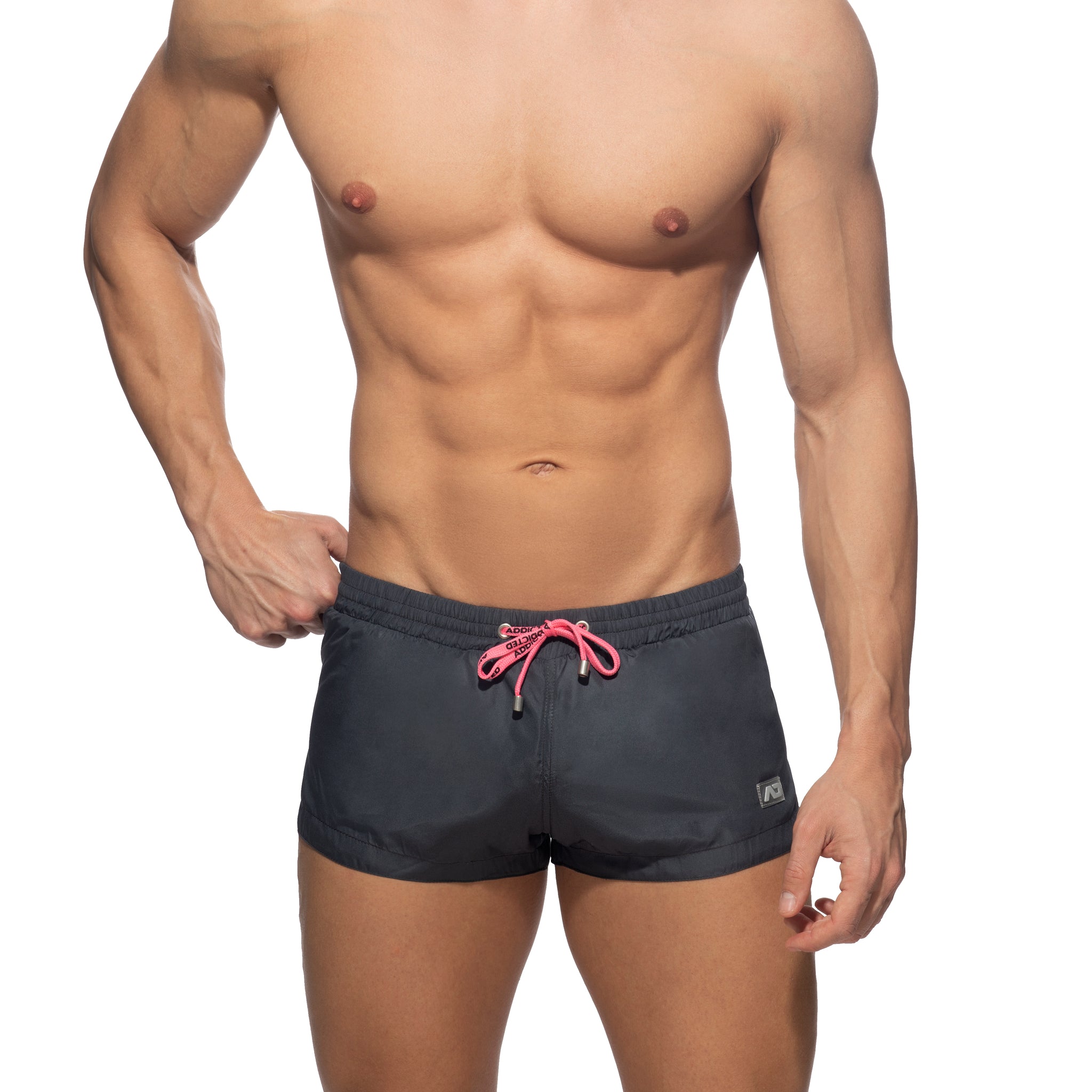 Addicted Basic Mini Short Charcoal ADS111