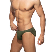 Addicted Cotton Bikini Brief Khaki AD985