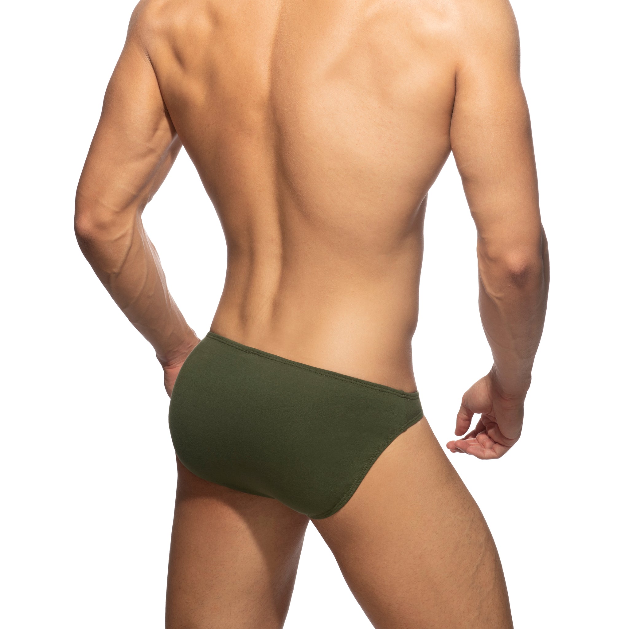 Addicted Cotton Bikini Brief Khaki AD985