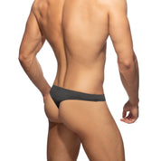 Addicted Cotton Thong Charcoal AD986