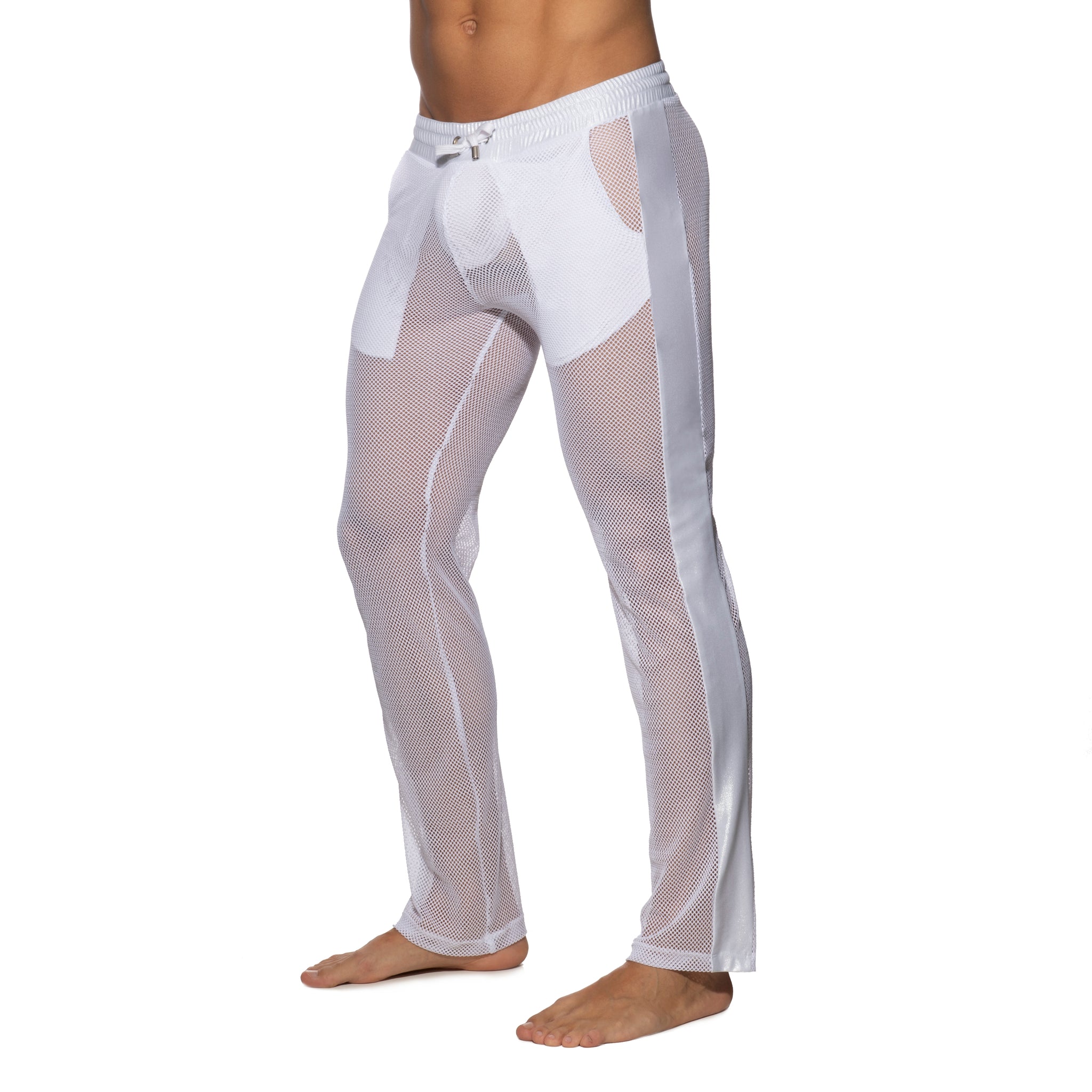 Addicted Long Mesh Pant White AD963