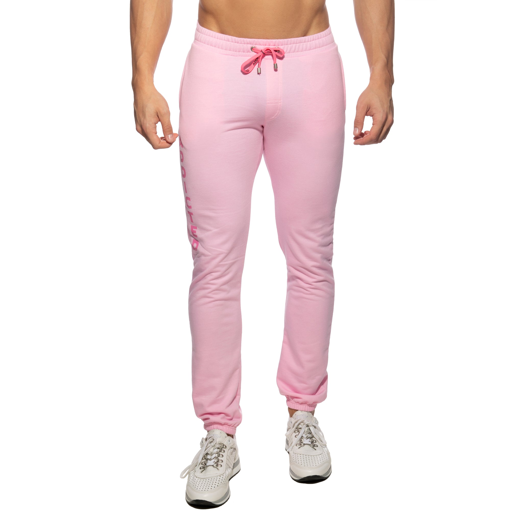 Addicted Long Jogging Pants Pink AD999