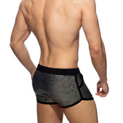 Addicted Glitter Shorts Black ADF186