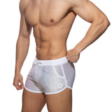 Addicted Glitter Shorts White ADF186