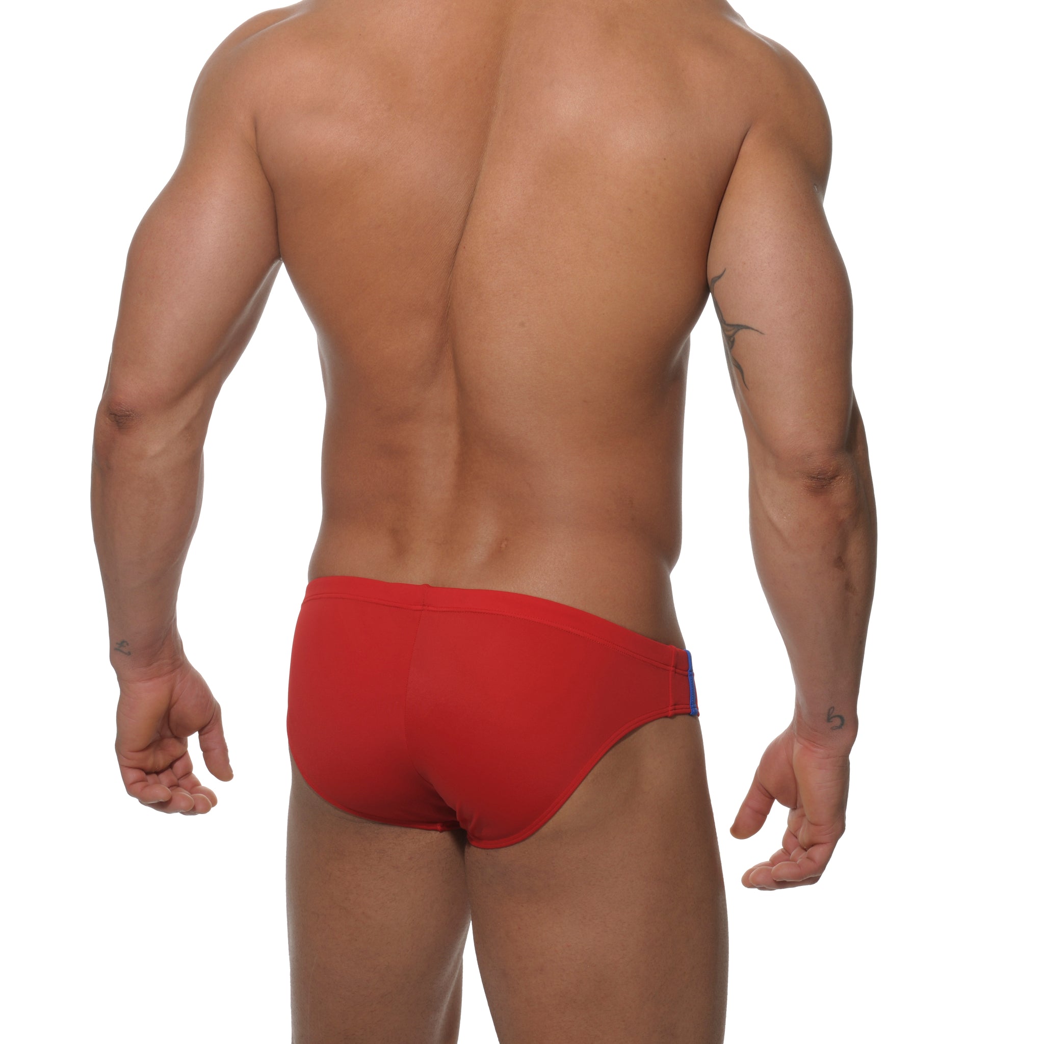 Addicted Low Cut Sports Trunk Red ADS005